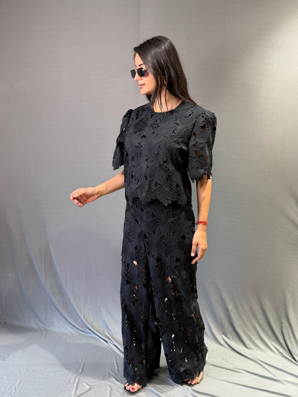 Women’s Black Lace Co-ord Set