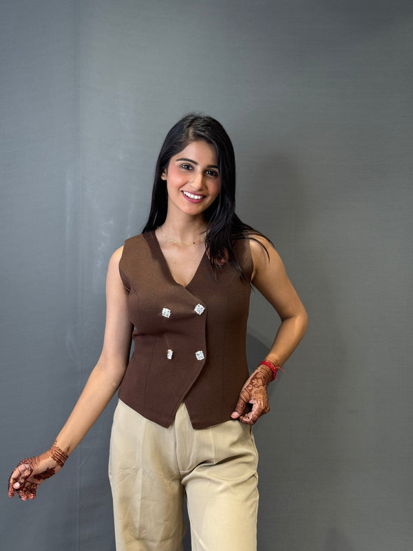 Elegant Sleeveless Top
