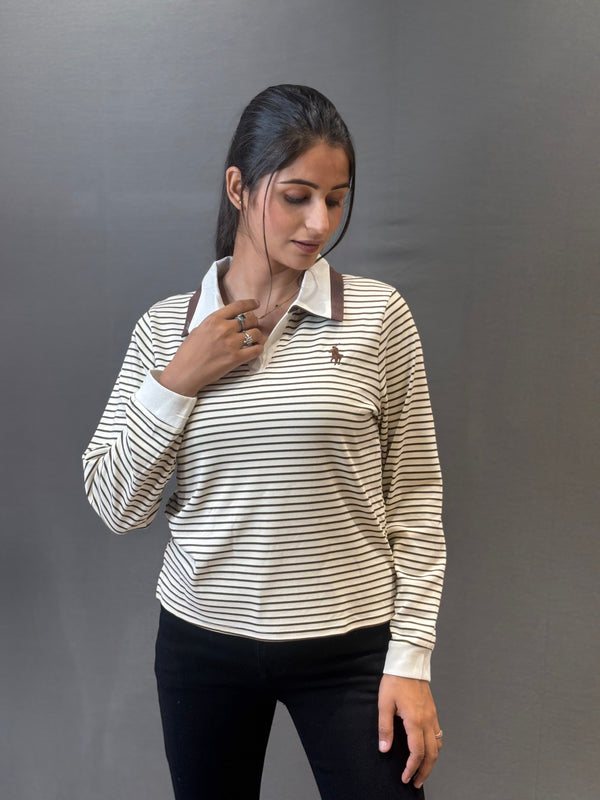 Women’s Semi-Winter Striped Knit Tops